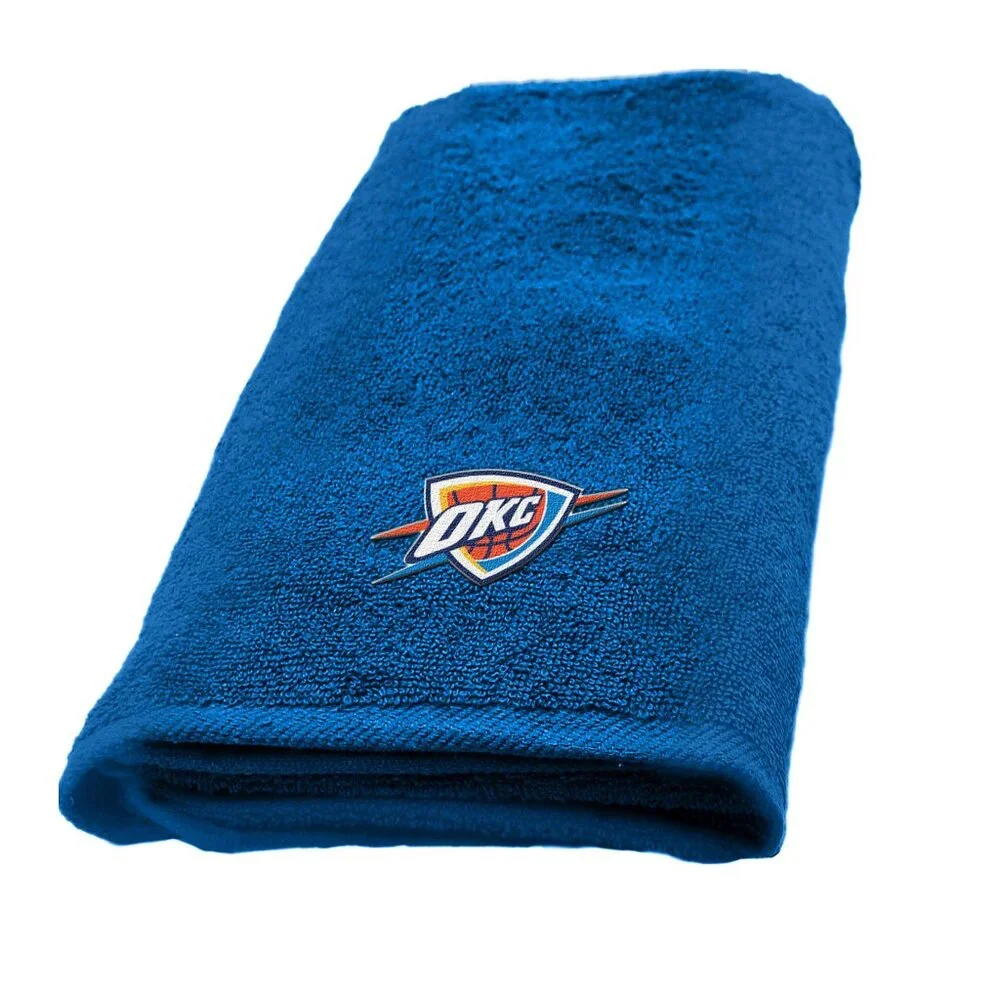 Oklahoma City Thunder Hand Towel Dimensions are 15 x 26 inches